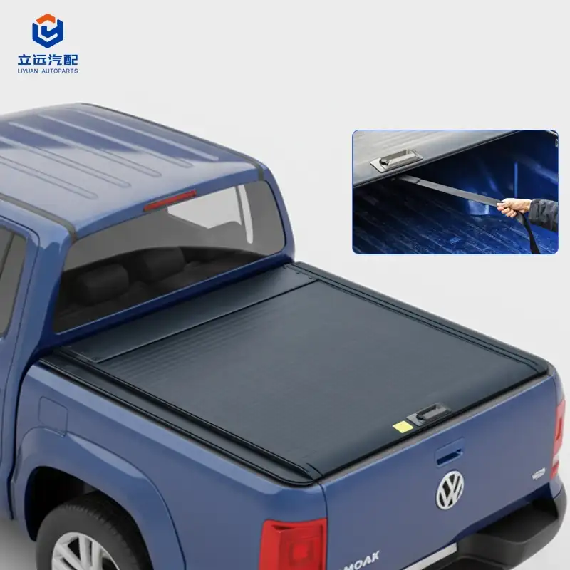 Volkswagen को लागि म्यानुअल हार्ड एल्युमिनियम फिर्ता लिन योग्य Tonneau आवरण
